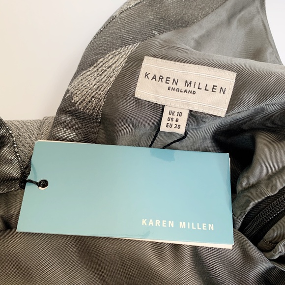 NWT Karen Millen Origami Cocktail Dress - Picture 8 of 8